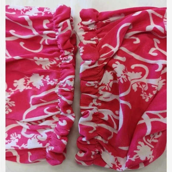 Unbranded 100% Silk Pink & White Romper Size XL - Picture 11 of 12